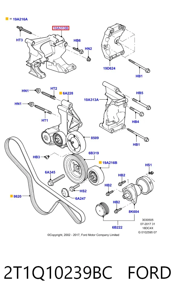  2T1Q10239BC Ford