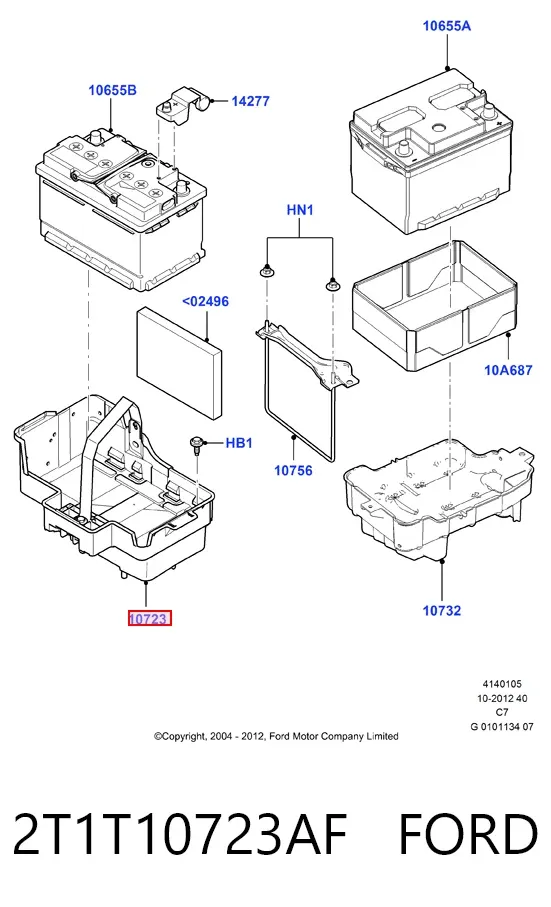  2T1T10723AF Ford