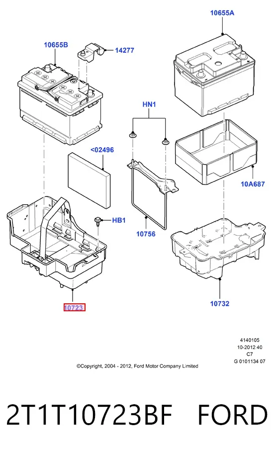  2T1T10723BF Ford