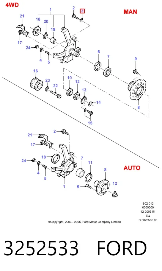  3252533 Ford