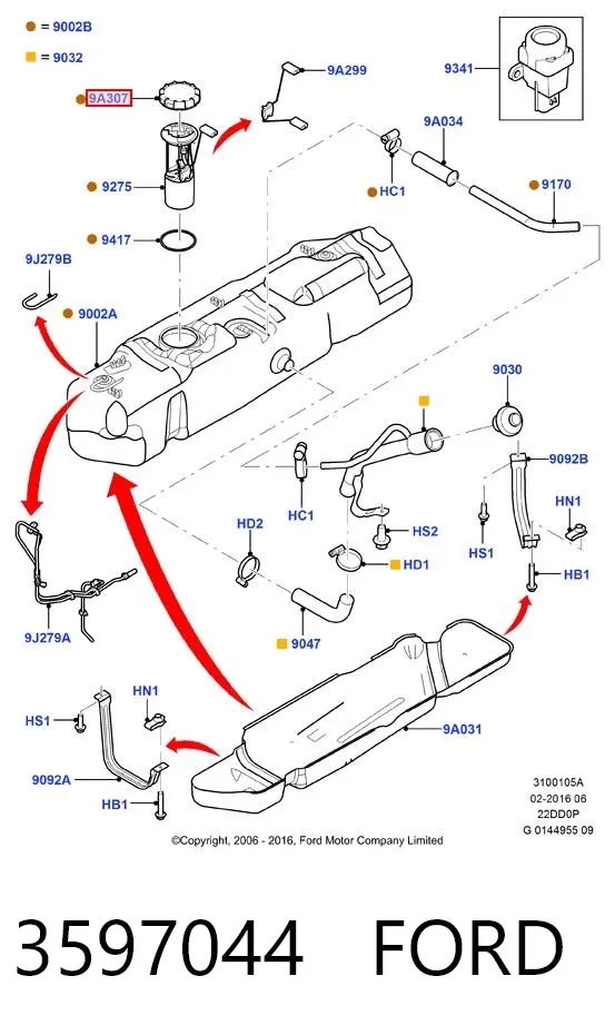  3597044 Ford