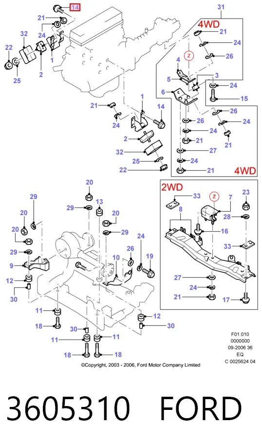  3605310 Ford