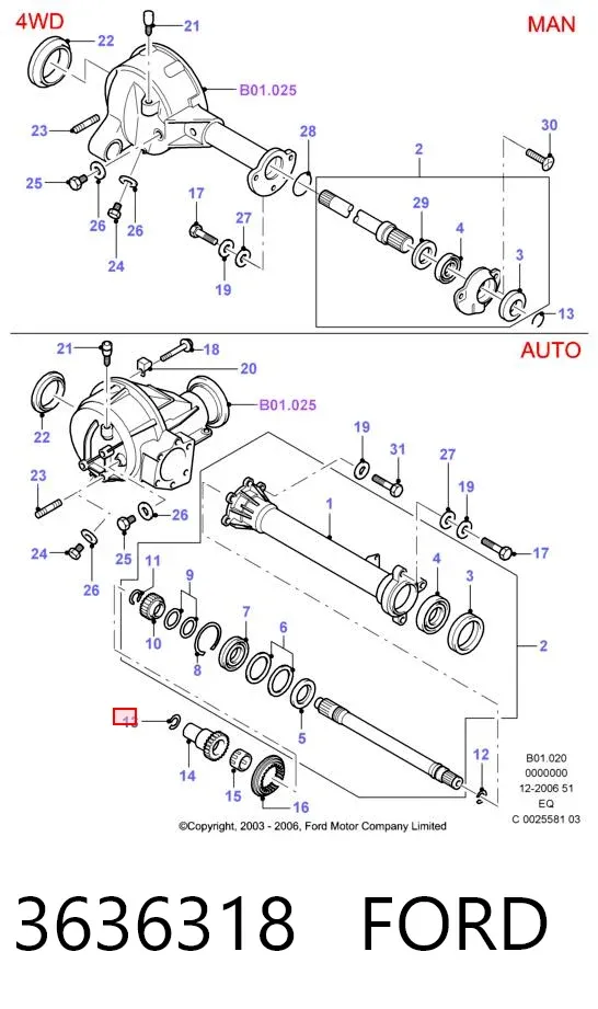  3636318 Ford