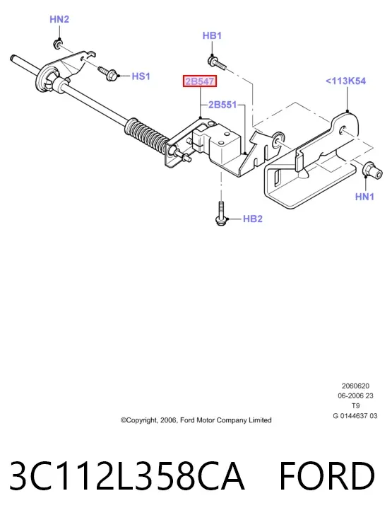 Регулятор давления тормозов 3C112L358CA Ford