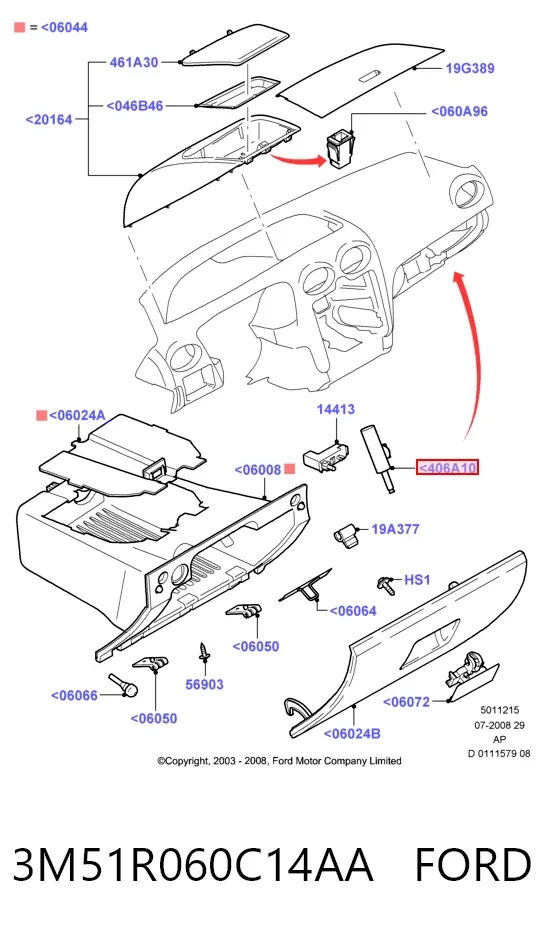  3M51R060C14AA Ford