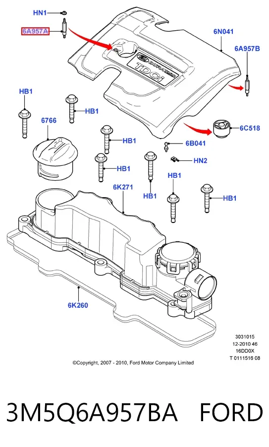  3M5Q6A957BA Ford