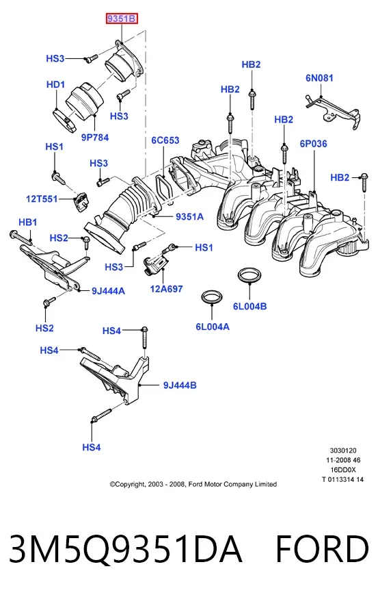  3M5Q9351DA Ford