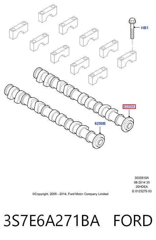  3S7E6A271BA Ford
