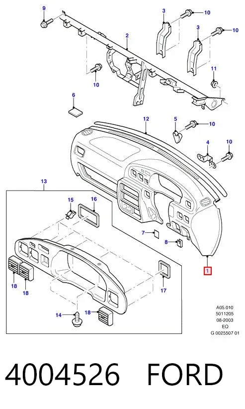 Торпедо 4004526 Ford