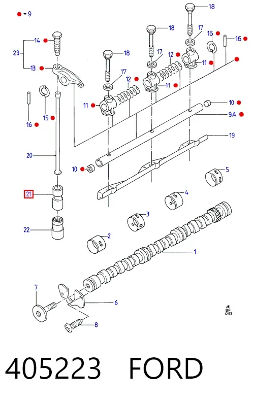 Гидрокомпенсатор 405223 Ford