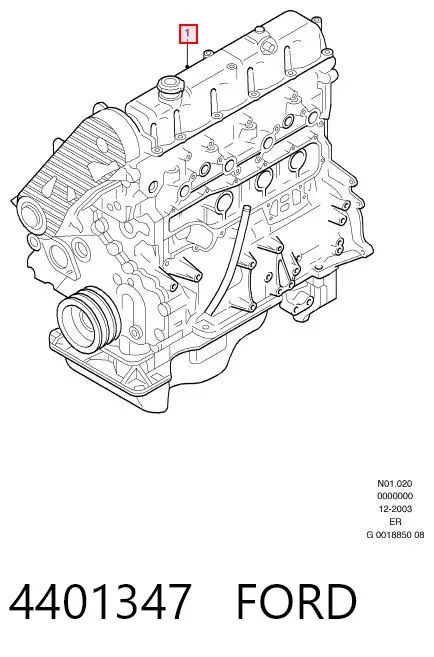 Двигатель 4401347 Ford
