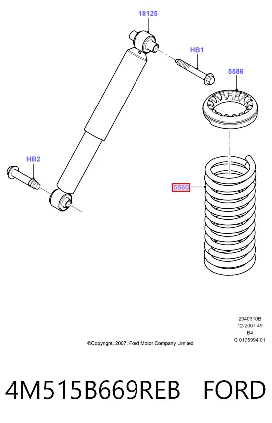  4M515B669REB Ford
