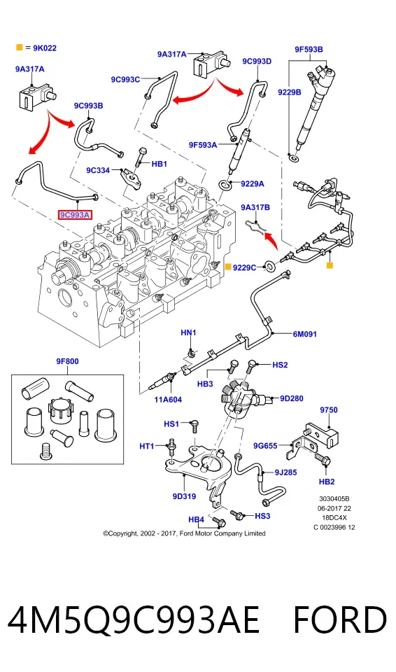  4M5Q9C993AE Ford