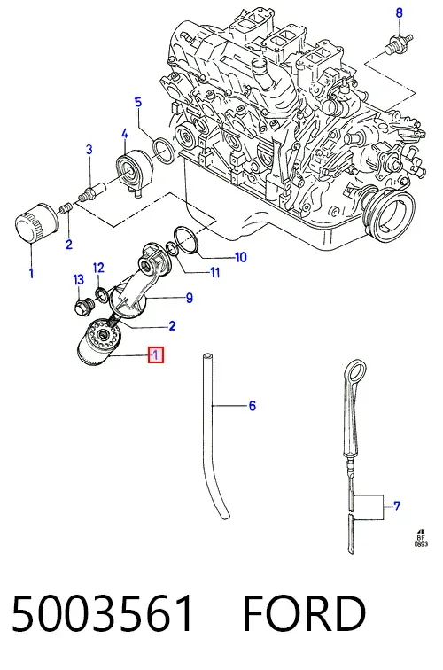 Масляный фильтр 5003561 Ford