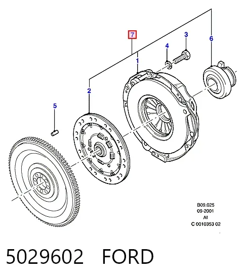 Сцепление 5029602 Ford