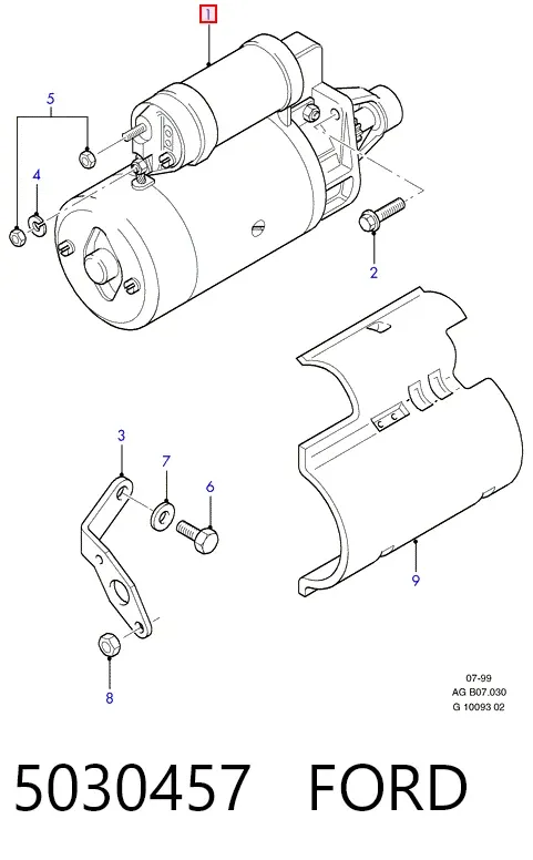 Стартер 5030457 Ford