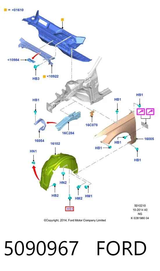  5090967 Ford
