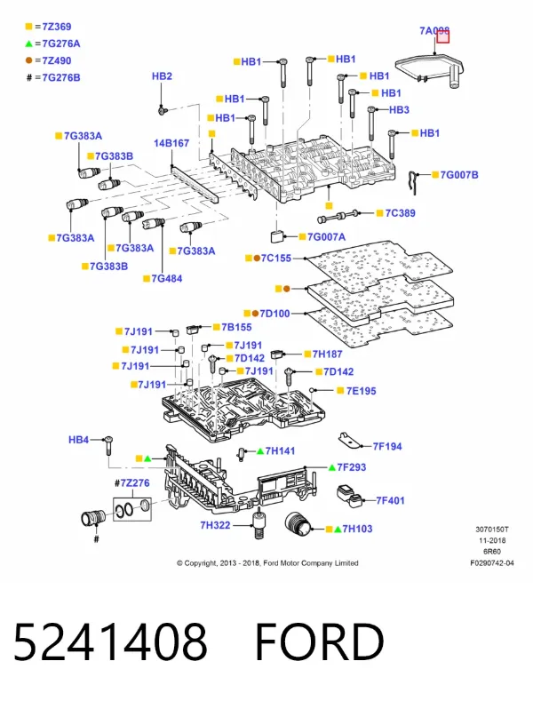 Фильтр АКПП 5241408 Ford