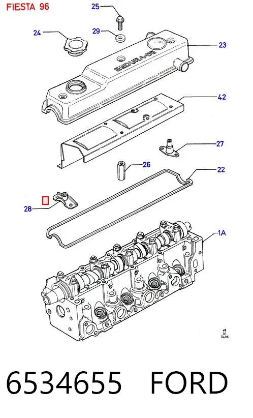 ГБЦ 6534655 Ford