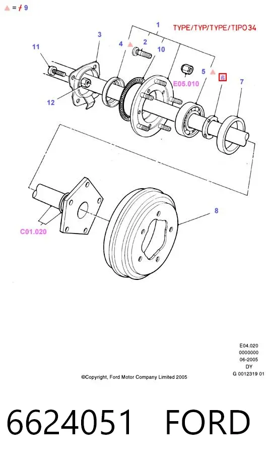  6624051 Ford