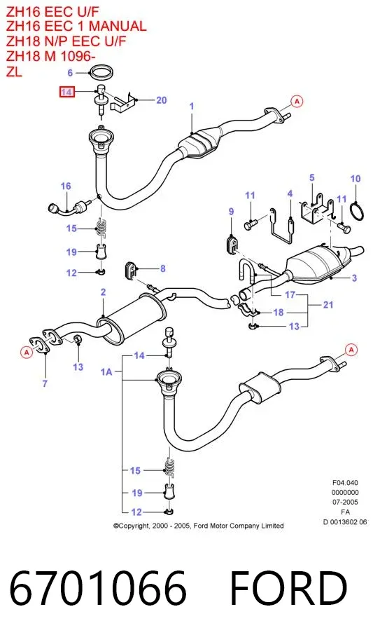  6701066 Ford