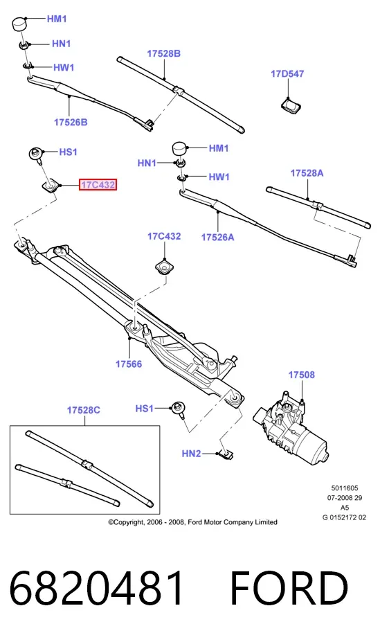  6820481 Ford