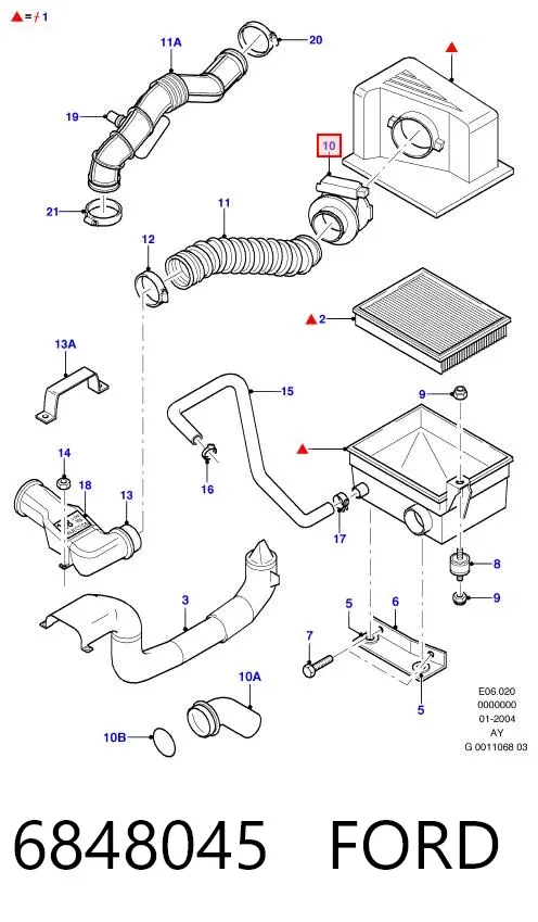 ДМРВ 6848045 Ford