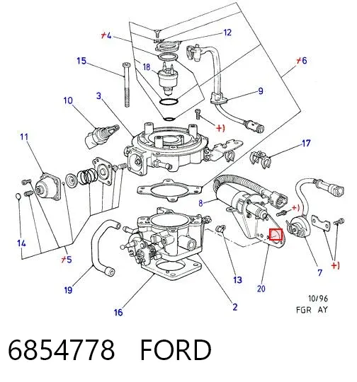 Датчик дроссельной заслонки MD83000 Meat&Doria