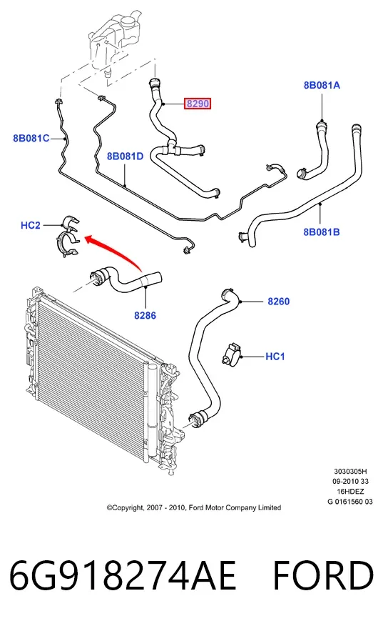  6G918274AE Ford