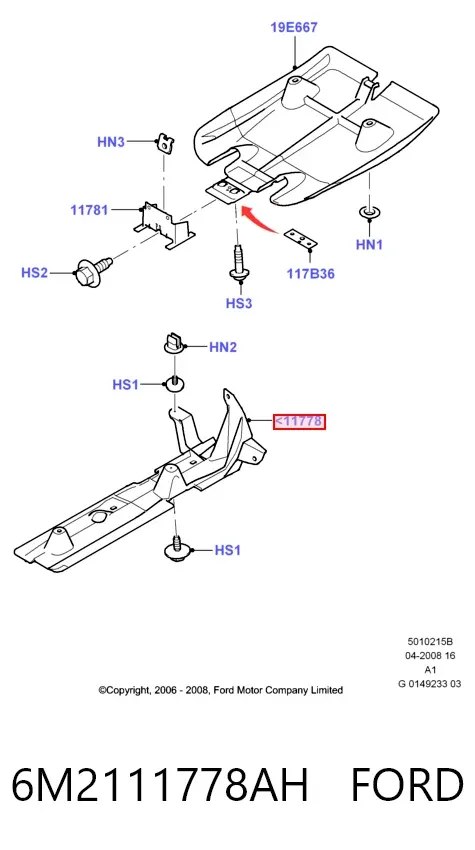  6M2111778AH Ford