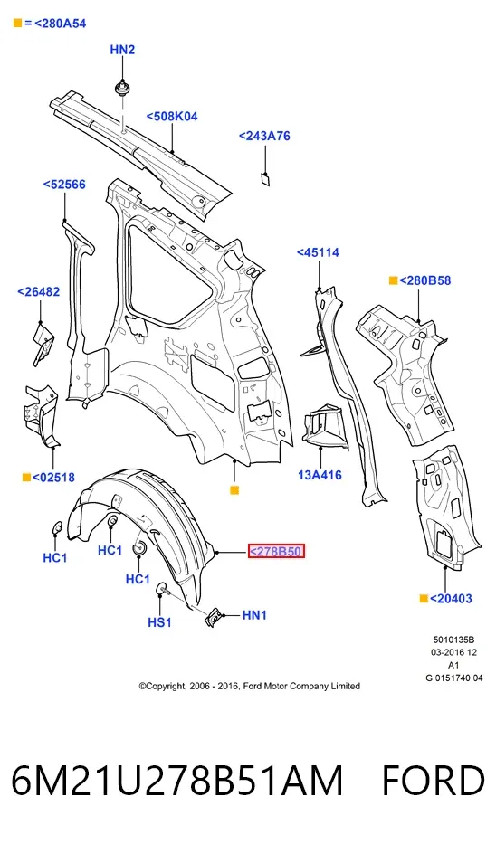  6M21U278B51AM Ford