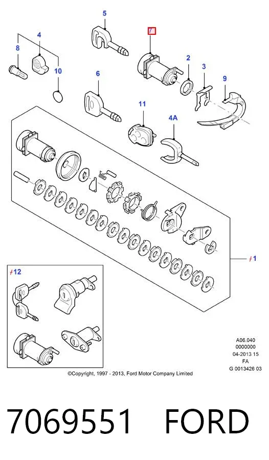  7069551 Ford
