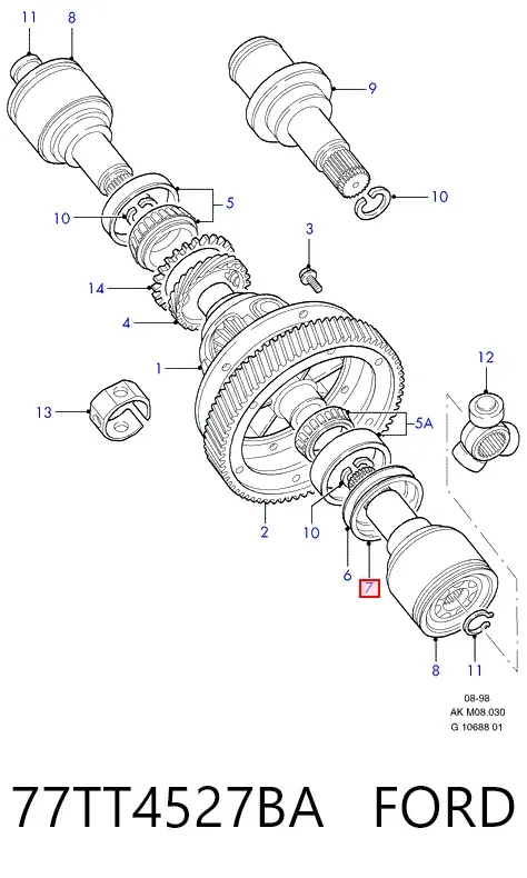  77TT4527BA Ford