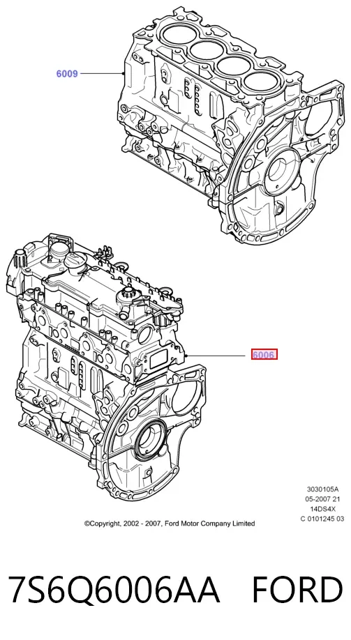  7S6Q6006AA Ford