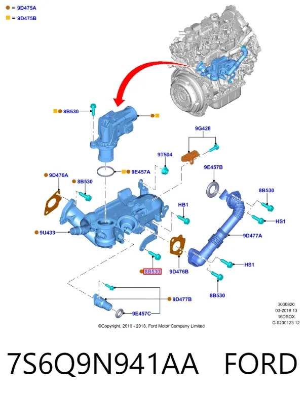  7S6Q9N941AA Ford