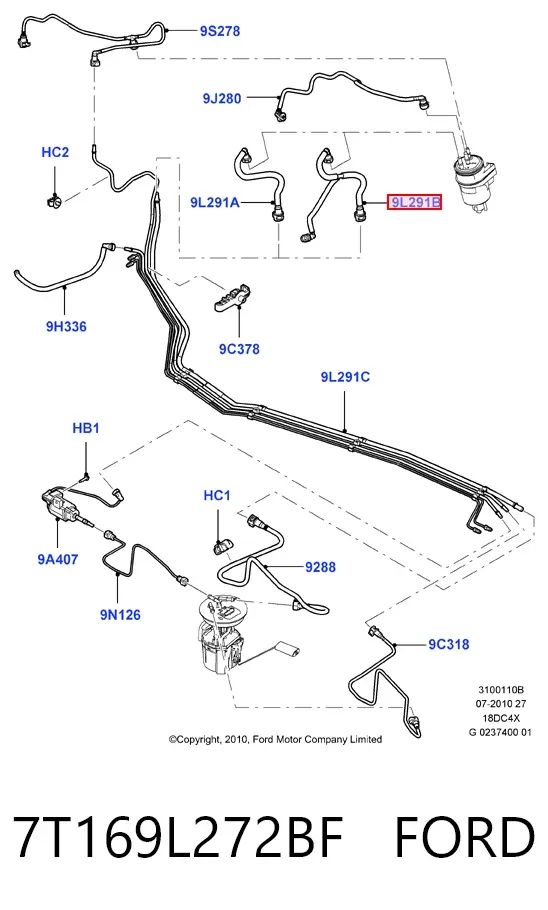  7T169L272BF Ford