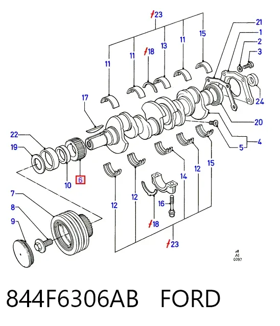  844F6306AB Ford