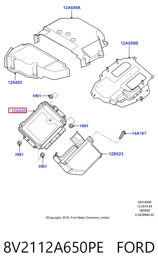  8V2112A650PE Ford