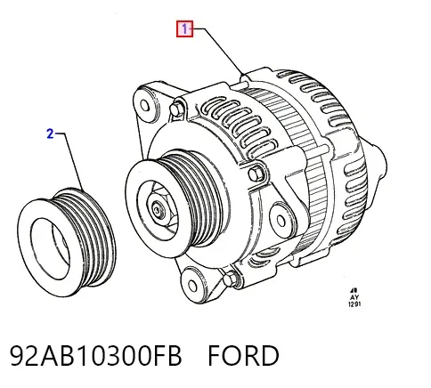 Генератор 92AB10300FB Ford