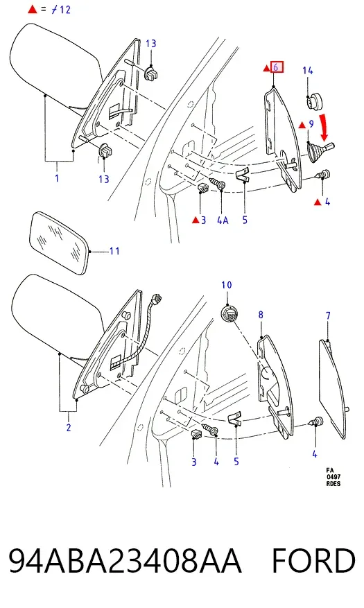  94ABA23408AA Ford