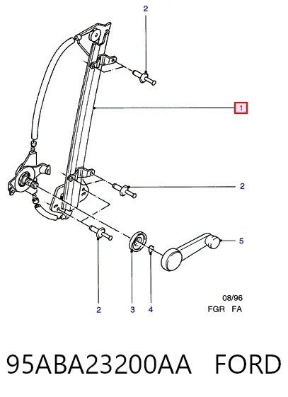 Высоковольтные провода 95ABA23200AA Ford