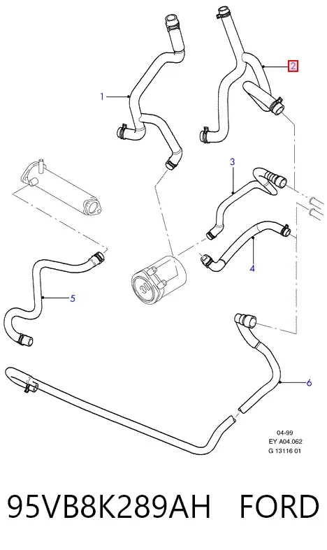  95VB8K289AH Ford