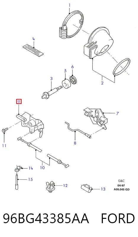  96BG43385AA Ford