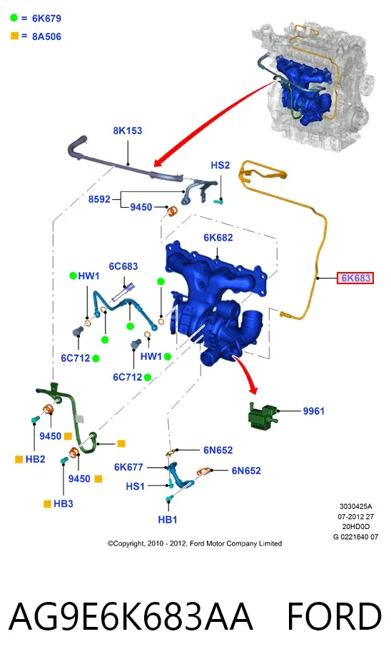  AG9E6K683AA Ford