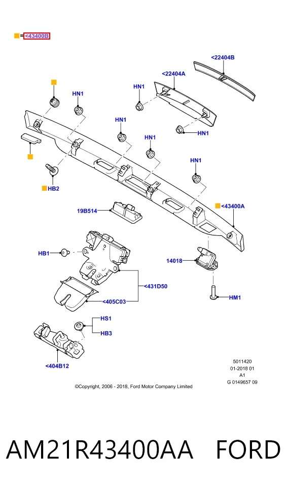  AM21R43400AA Ford