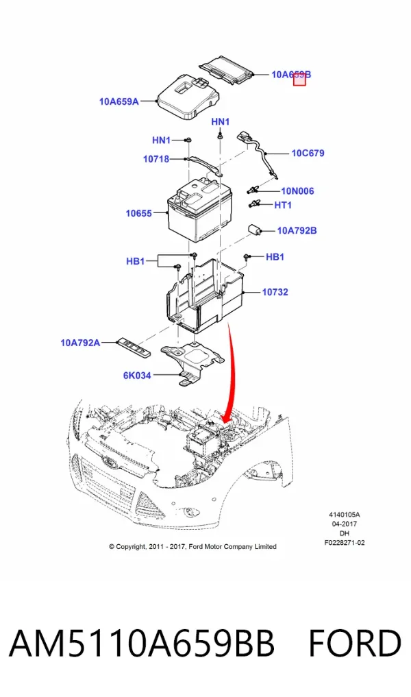  AM5110A659BB Ford