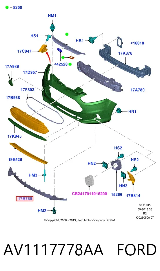  AV1117778AA Ford