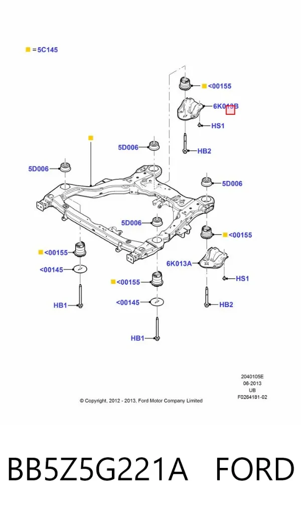  BB5Z5G221A Ford