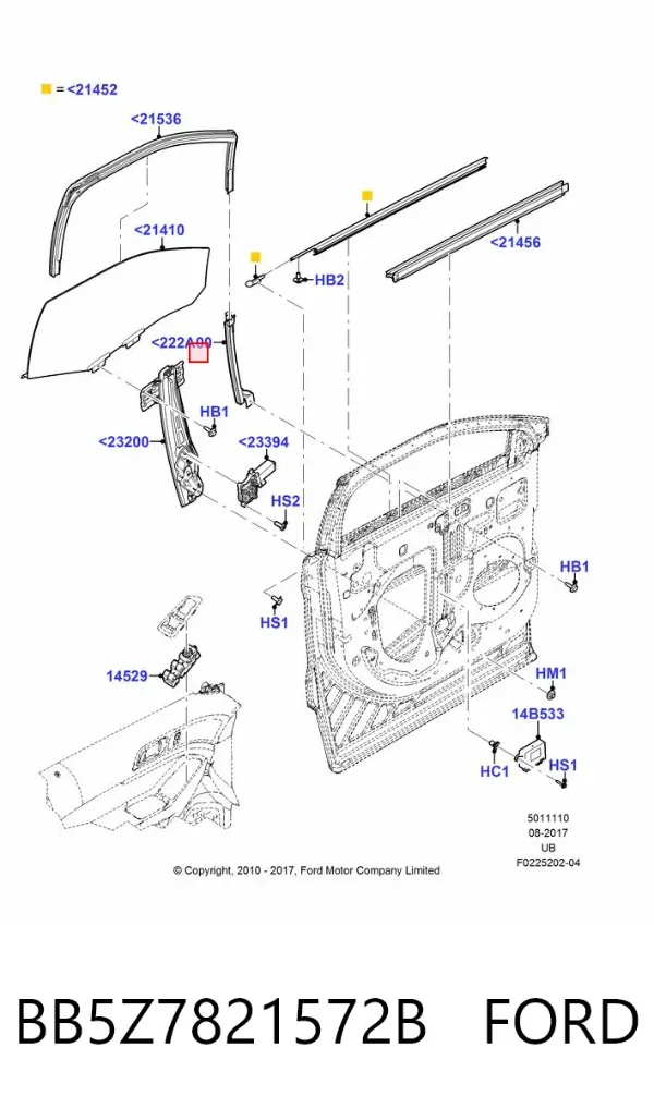  BB5Z7821572B Ford