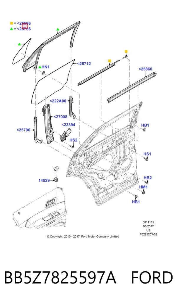  BB5Z7825597A Ford